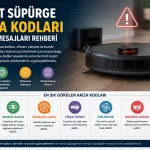 Robot Süpürge Lidar Hatası Nedir? Neden Olur ve Nasıl Çözülür?