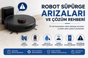 Robot Süpürge Arızaları ve Çözüm Rehberi