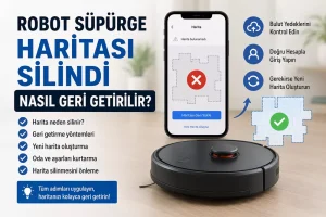 Robot Süpürge Haritası Silindi Nasıl Geri Getirilir?