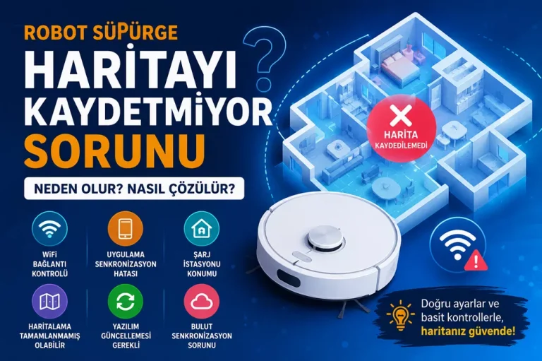 Robot Süpürge Haritayı Kaydetmiyor Sorunu